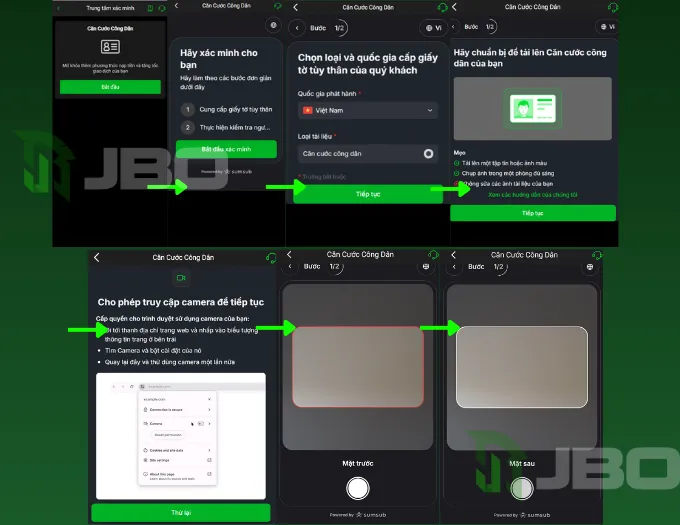 Steps to update KYC information at JBO Vietnam